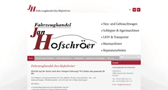 Desktop Screenshot of fjhofschroeer.de
