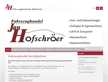 Tablet Screenshot of fjhofschroeer.de